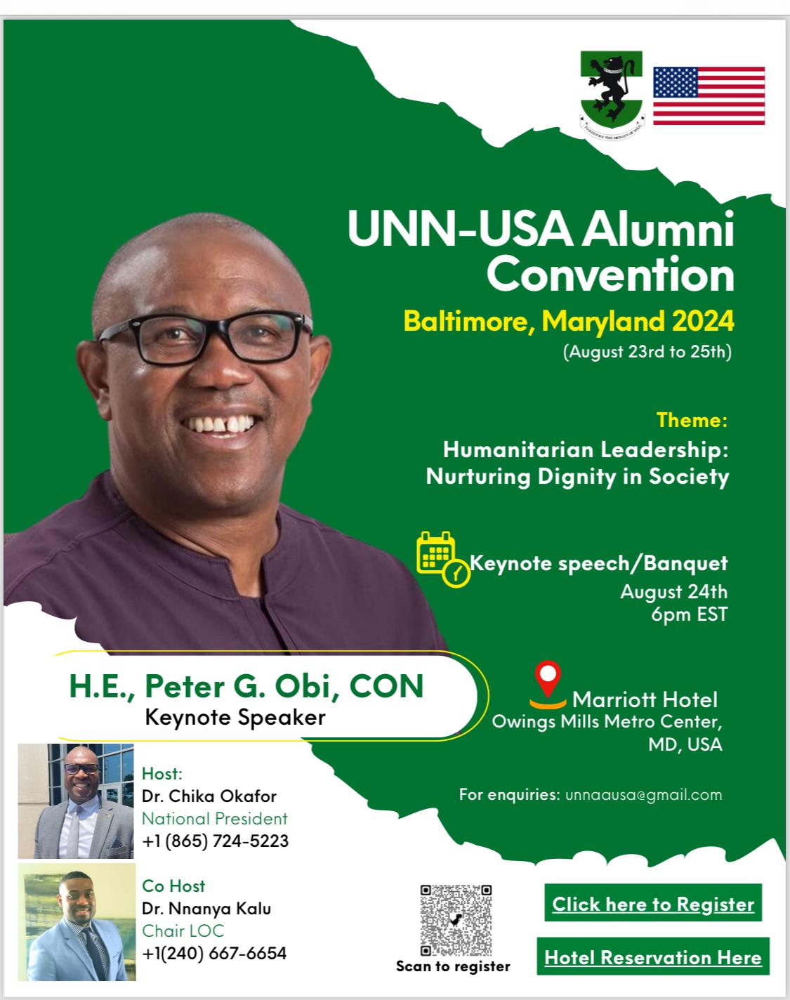 UNN- USA Alumni Convention with HE Peter Obi