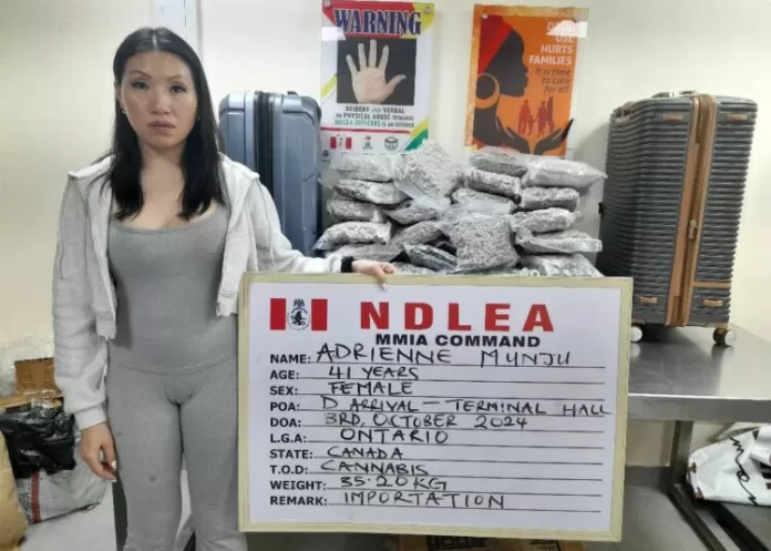 Canadian Woman Sentenced to 11 Years for Drug Trafficking in Nigeria