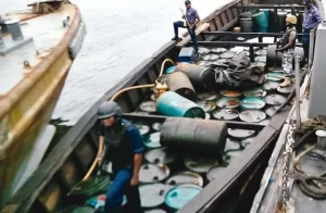 Navy Arrests Suspects With Stolen Crude Oil Worth ₦32m In Akwa Ibom