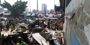 Lagos KAI Removes 54 Illegal Shanties, 84 occupants Under Eko Bridge