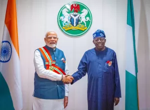 Tinubu confers national honour of GCON on Indian PM Modi