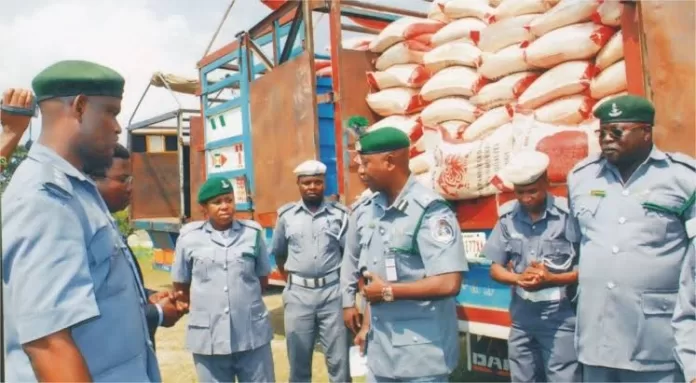 nigeria custom dismissed allegation of colliding to smuggle rice