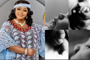 Dayo amusan welcomes baby