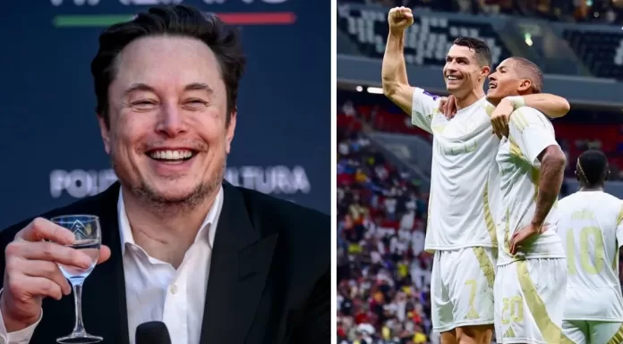 Elon Musk Congratulates Cristiano Ronaldo After Champions League Win