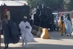 Police Barricade Palace Stopped Kano Emir Sanusi II From Attending Bichi District Head Coronation