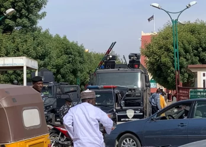 Police Barricade Palace Stopped Kano Emir Sanusi II From Attending Bichi District Head Coronation