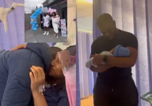 Nollywood star, Williams Uchemba and Wife Welcomes Baby Boy