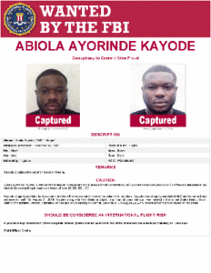 FBI-Wanted Nigerian fraudster Abiola Kayode Extradited To US from Ghana Over $6 million fraud